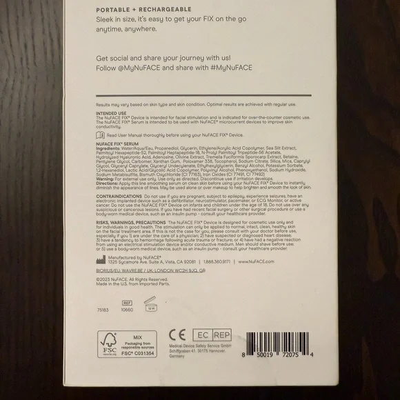 New NuFACE Line Smoothing Device with Serum - Picture 4 of 5